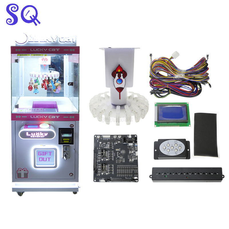 Arcade Toy Claw Vending Machine - Подарочный зажим, призовой автомат, 20 зажимов,