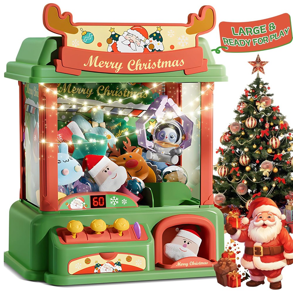 Arcade Toy Claw Vending Machine - Рождественский автомат коготь для детей, мини