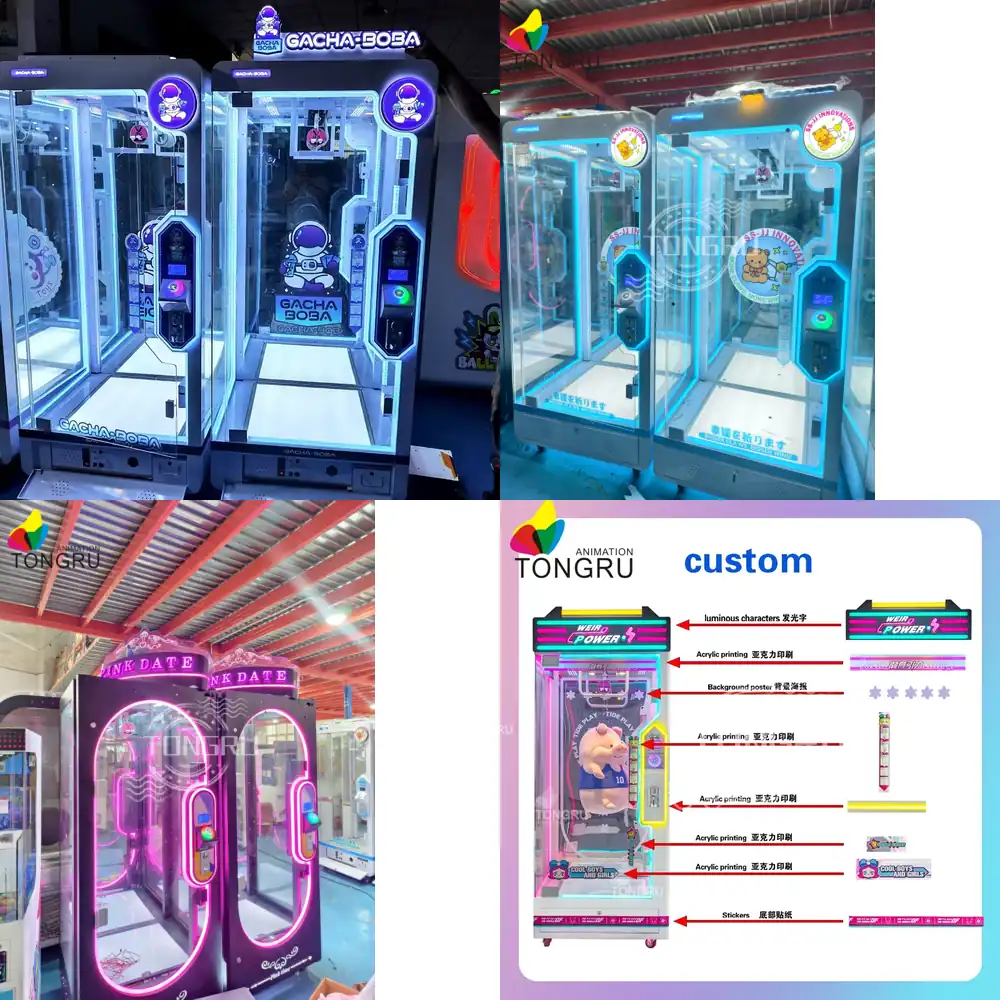 Arcade Prize Vending Machine - Большой игровой автомат «Кран-ножницы» для разрезания