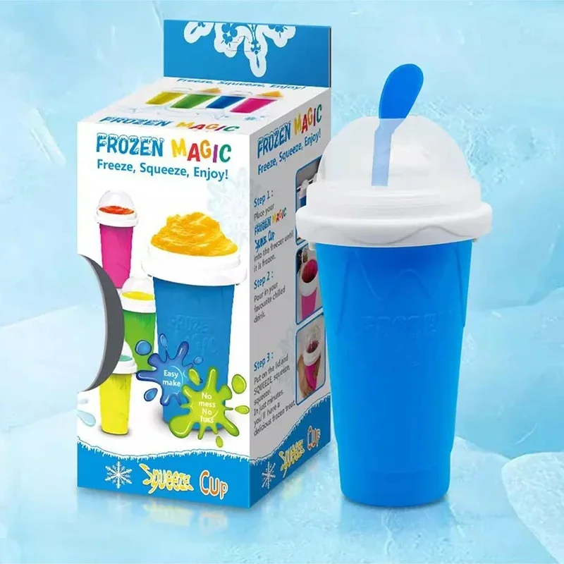 Slushie Machine Vending - Кружка-смузи-мейкер большой емкости для быстрого замораживания,