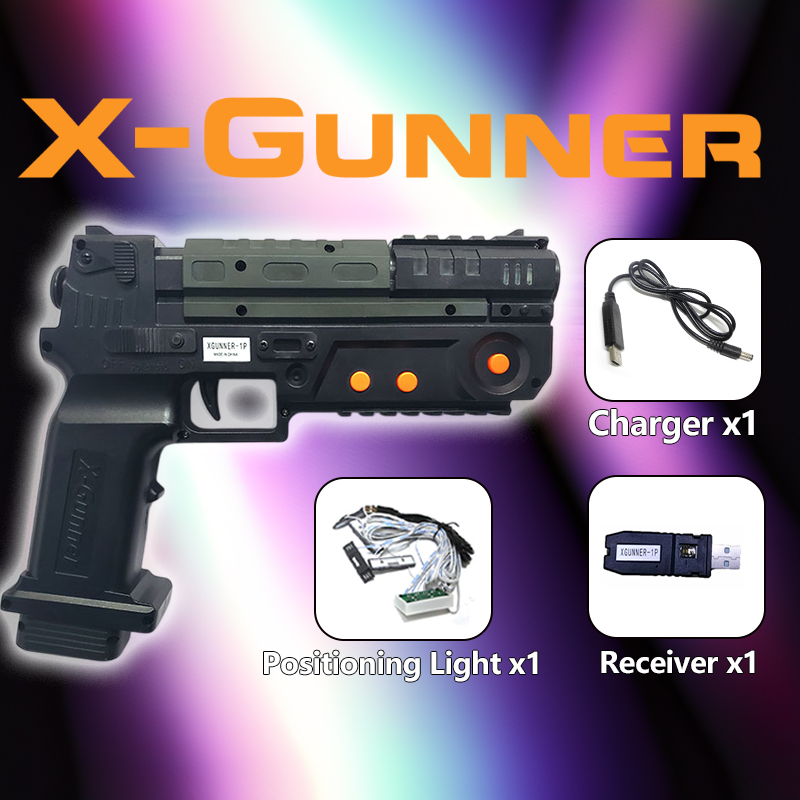 Gun Shooting Arcade - Беспроводной световой пистолет X-GUNNER для ПК-аркадных