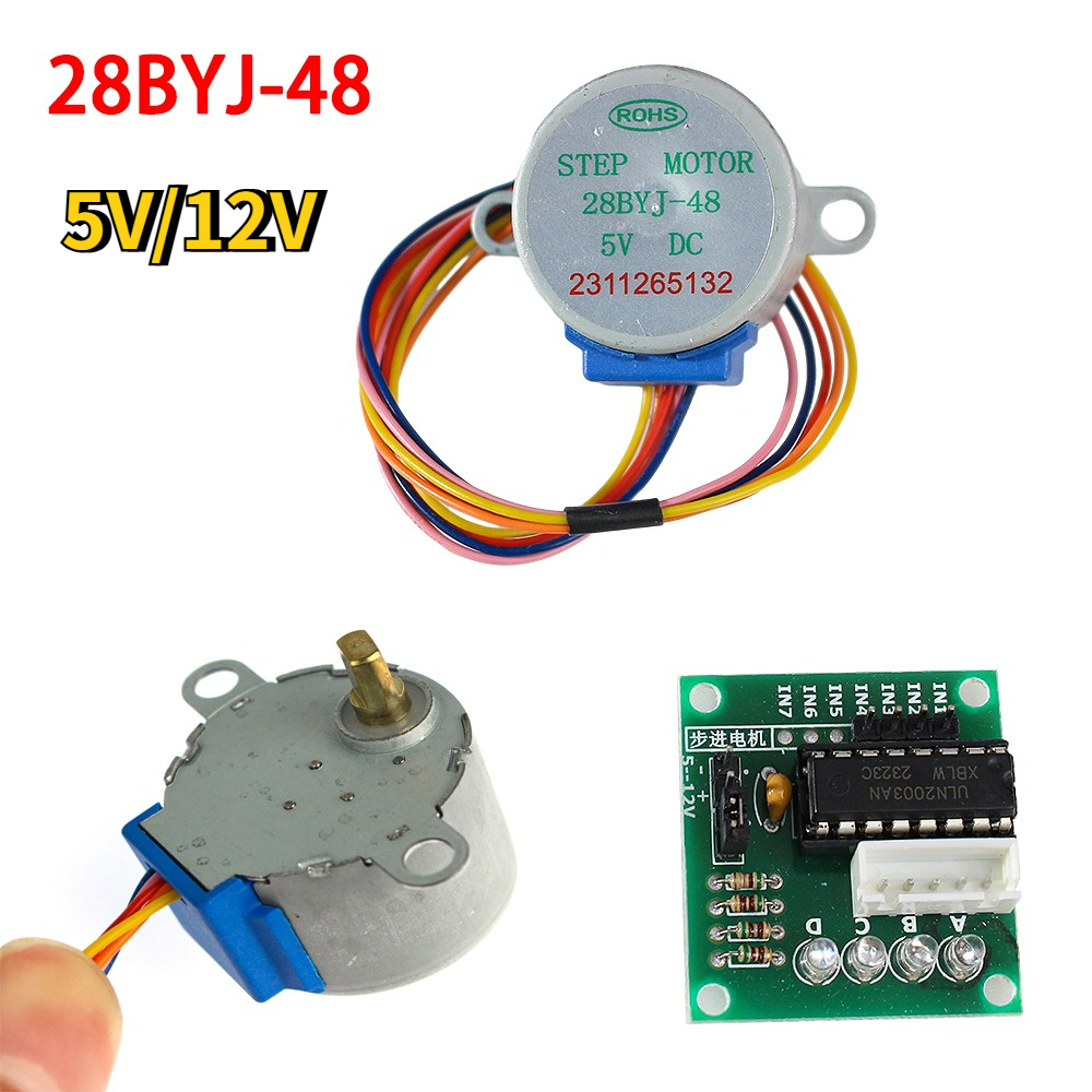 Arduino Vending Machine Project - Комплект шагового двигателя 28BYJ-48 5В/12В, 4-фазный,
