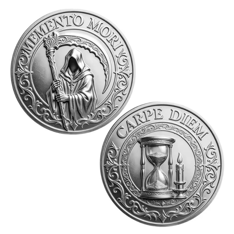 Памятный жетон «Memento Mori C – обзор и цена Token Coin Mechanism