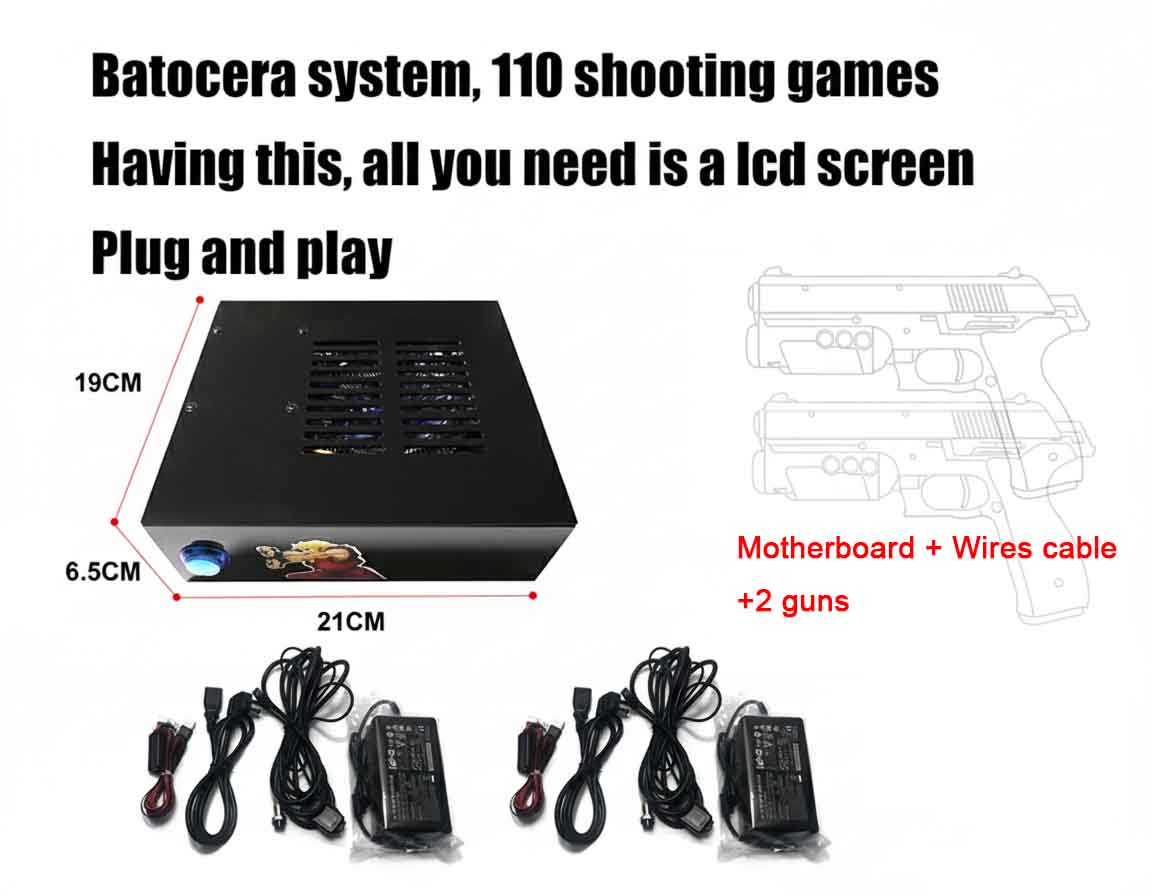 Игровая система Batocera с дво – обзор и цена Gun Shooting Arcade